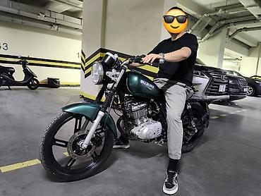 125: Классический мотоцикл Suzuki, 125 куб. см, Бензин, Взрослый, Б/у — 4