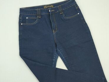 spódnice w biało granatowe paski: Jeans, S (EU 36), condition - Good