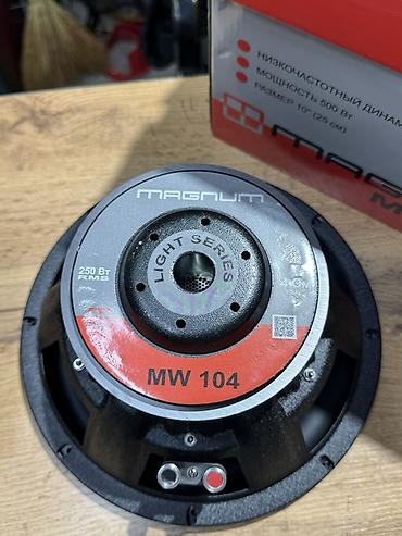 mw: Сабвуфер MAGNUM MW 104 — 10" (25 см), низкочастотный динамик серии — 4