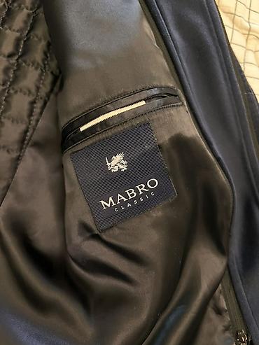 пальто италия: Мужское пальто MABRO Classic - Цвет: темно‑синий (navy) - Крой — 3