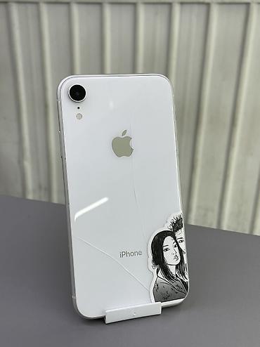 IPhone Xr, Б/у, 128 ГБ, Белый, Зарядное устройство, Защитное стекло, Чехол, 100 % at lalafo.kg IPhone Xr, Б/у, 128 ГБ, Белый, Зарядное устройство, Защитное стекло, Чехол, 100 %