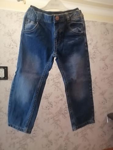 cins uşaq şortları: Uşaq cins şalvarı - Model: klassik straight-cut denim - Rəng: mavi — 2