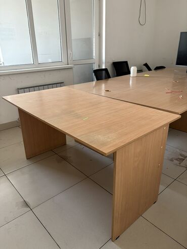 Офисные столы: Офисный стол, Нерегулируемый, Прямоугольный, ЛДСП — 1