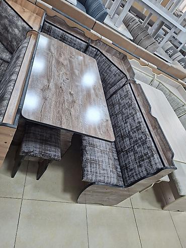 table study: Кухонный стол и стул, Новый, Бесплатная доставка, цвет - Бежевый — 4