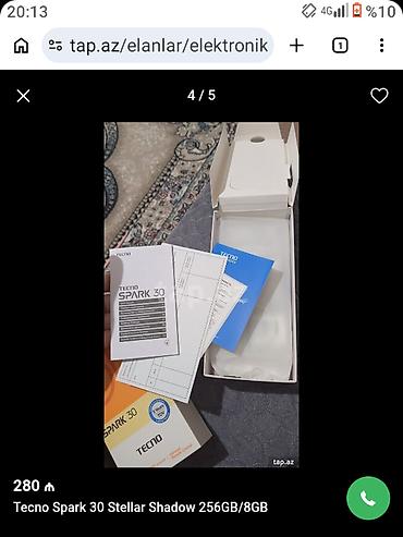 iphon 8: Tecno Spark 30, 256 GB — 4