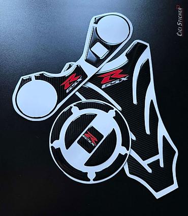moto startac: Suzuki GSXR Tank pad- štitnik čepa - štitnik guvernale 2745 Komplet — 2