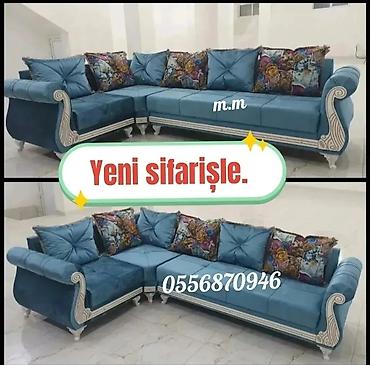 smart açar: Künc divan, Qonaq otağı üçün, Parça, Bazalı, Açılan, Kitab — 7
