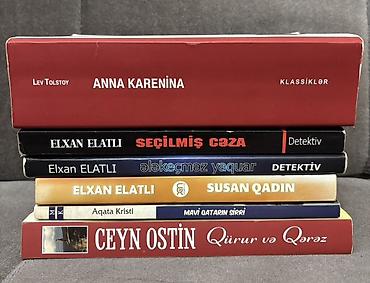 Bədii ədəbiyyat: Lev Tolstoy – “Anna Karenina” - 10 azn Növ: Roman Ceyn Ostin – “Qürur — 8