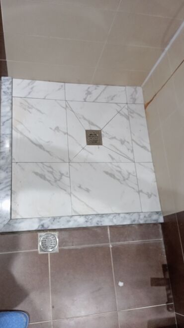 Duş poddonları: Duş gövdəsi/qabının hazırlanması – keramika və mərmər plitələrdən — 21