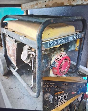 en ucuz motor: Genrator 8000 lik benzin . İslekdir Qiymet 200 azn İstifade — 1