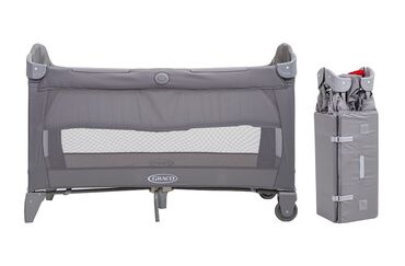 Манежи-кровати: Манеж-кровать, Б/у, Складной — 4