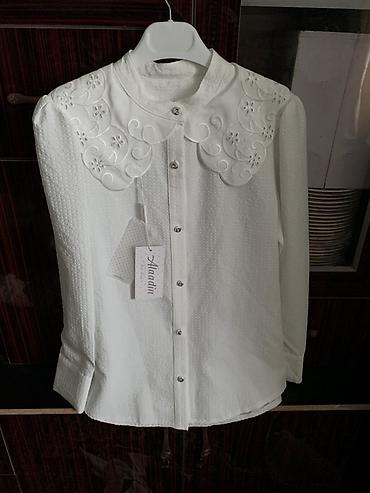soft shell: Блузка, Классическая модель, Хлопок, В цветочек — 1
