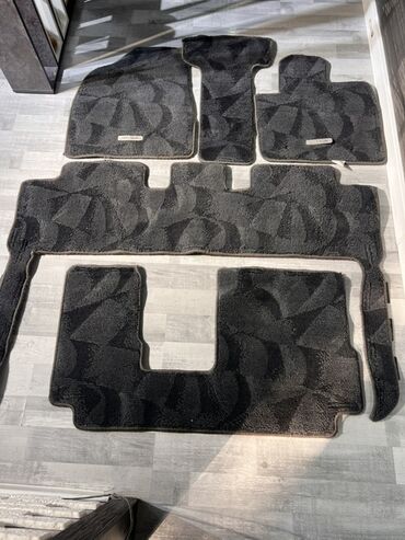 рейка на ипсум: Родные Ворсовые Полики Для салона Toyota, цвет - Серый