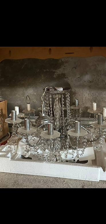 dovşan şəkili: Çılçıraq, 10 və daha çox lampa, Metal — 1