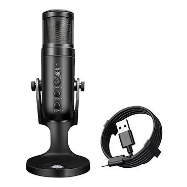 стойка для микрафона: Микрофон студийный, проводной, конденсаторный Jmary USB Type-C для — 2