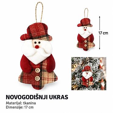 KMT Viseći ukras Deda Mraz od tkanine 2905237 - Brend: Kmt style -