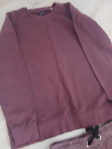 dsquared duks: Komplet trenerke – dukser + donji deo, bordo/šljiva boja. - Brend — 4