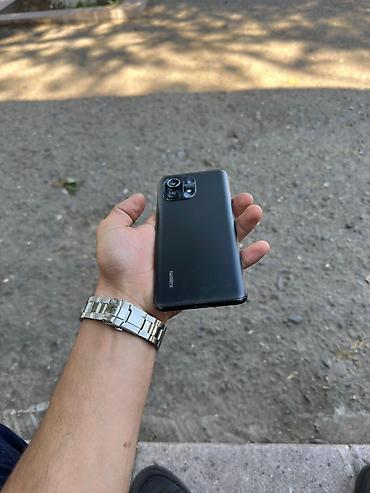yeni xiaomi: Xiaomi Mi 11, 256 GB, rəng - Qara, 
 Zəmanət, Sensor, Barmaq izi — 2