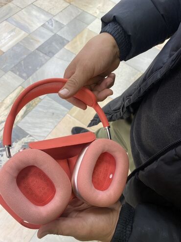 чехол для наушников цена: AerPods Max Беспроводные наушники накладные (over‑ear) в ярком