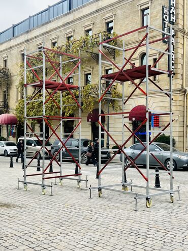 Lesa: 🪜Ayaq altı, Lesa, İskələ (skela) (kazyol) Cтроительные леса — 38