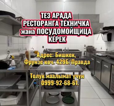 требуется горничные: Требуется Посудомойщица, Оплата Сдельная