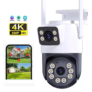 Техника и электроника: 8MP Ultra HD Wi‑Fi PTZ təhlükəsizlik kamerası - 8MP (Ultra HD) təsvir — 5