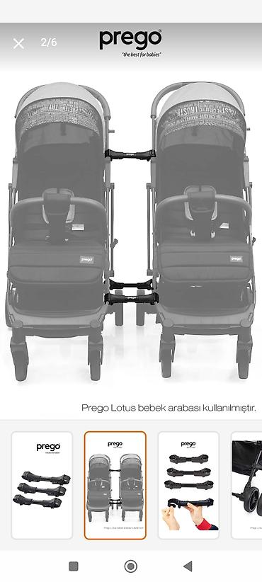mattpear classic m plus: **Prego Lotus uşaq arabası üçün birləşdirici adapter dəsti** Qiyməti — 1