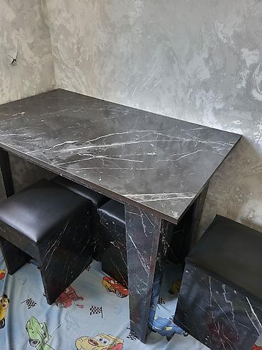 divanlar 2 el: Mətbəx üçün, Yeni, Açılmayan, Dördbucaq masa, 4 stul — 2