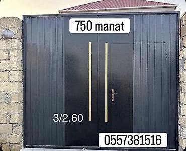 20 yanvar şekilleri: Yeni Dəmir Həyət darvazası, 3 m, Mexaniki, Qapı ilə, rəng - Boz, Kredit yoxdur, Ödənişli quraşdırma, Ödənişli çatdırılma, Rayonlara çatdırılma — 1