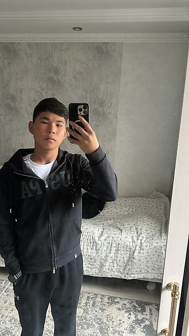 андер армоур: Мужская толстовка, M, L, Us Polo Assn, Б/у, цвет - Черный, Платная доставка — 1