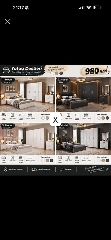 Yataq Dəstləri – Rahatlıq və zövq bir arada! Modellər: 1. Model – lalafo.az -da Yataq Dəstləri – Rahatlıq və zövq bir arada! Modellər: 1. Model –