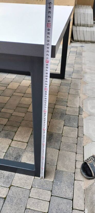 Ofis masaları: İşlənmiş, İşçi üçün, Kvadrat masa — 7