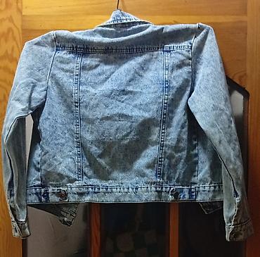 cins jaket: Mavi cins gödəkçə – L ölçü — 2