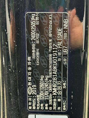 Hyundai: Hyundai Palisade: 2019 г., 2.2 л, Автомат, Дизель — 13