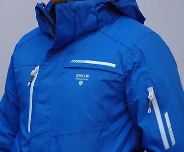 Odeća za skijanje: Muška zimska/ski jakna – plava - Toplotno izolovana podstava sa — 10