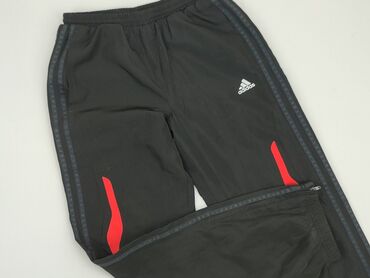 spodnie w krzyże: Sweatpants, Adidas, 12 years, 152, condition - Good