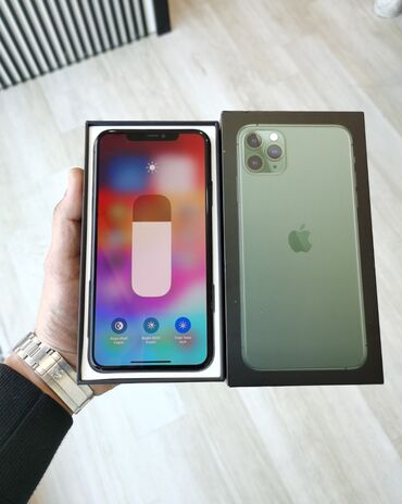 i̇pone 11: IPhone 11 Pro Max, 256 ГБ, Jet Black, Face ID