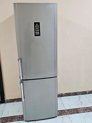 maqnitafon satisi: İşlənmiş 2 qapılı Hotpoint Ariston Soyuducu Satılır, rəng - Gümüşü — 1