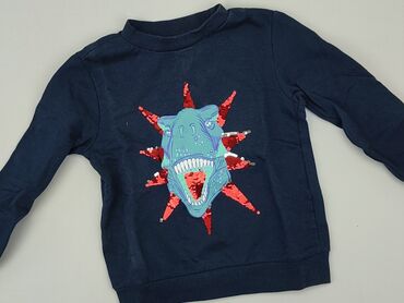 biały sweterek na guziki: Sweatshirt, SinSay, 5-6 years, 110-116 cm, condition - Good