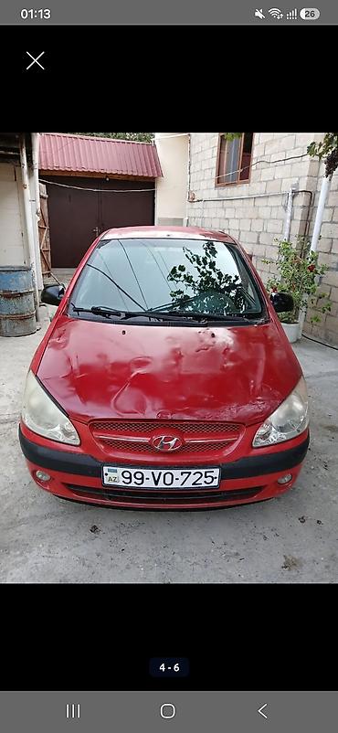 maped satisi kreditle: Hyundai Getz: 1.1 l | 2006 il Hetçbek — 2