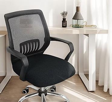 Ofis kreslo oturacağı üçün elastik örtük - Material: qalın