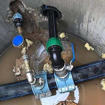 Врезка в водопровод и устройство узла ввода под ключ Профессиональные