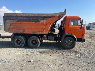 Аренда самосвала: Самосвал КАМАЗ, оранжевый, колесная формула 6×4. Основные — 4