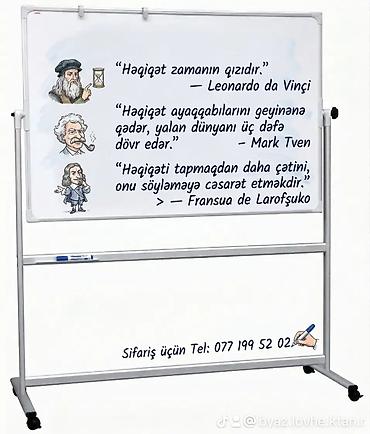 Lövhələr: Yeni, Marker üçün, Lövhə, 70 x 50 sm, Pulsuz çatdırılma — 17