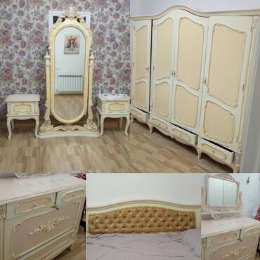 Masa və oturacaq dəstləri: İkinəfərlik çarpayı, Dolab, Termo, Tumba, İşlənmiş