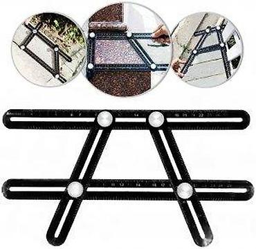 Ostali merni alati: Podesivi šablon – višenamenska uglomer/lenjir (Multi‑Angle Ruler) - — 15