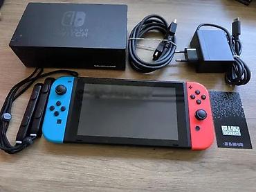 Nintendo Switch: 🎮✨ Nintendo Switch 32GB + 256GB microSD (hakovana) 📞 Kontakt samo — 7