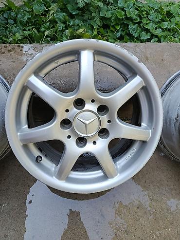 175 65 14r: Литые Диски R 15 Mercedes-Benz, Комплект, отверстий - 5, Б/у — 4