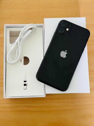 ayfon xl: IPhone 11, 128 GB, Black Titanium, Face ID, Sənədlərlə