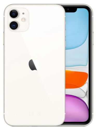 Apple iPhone: IPhone 11, 128 ГБ, Белый, Зарядное устройство, 80 %